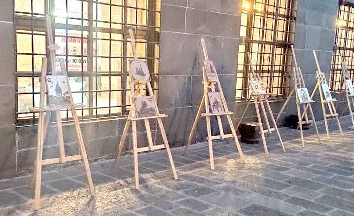 Diyarbakırda Sanat Eserleri Sergisi açıldı