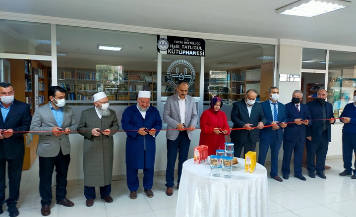 Fatsa Müftülüğü Halil Tatlıgül Kütüphanesi dualarla açıldı