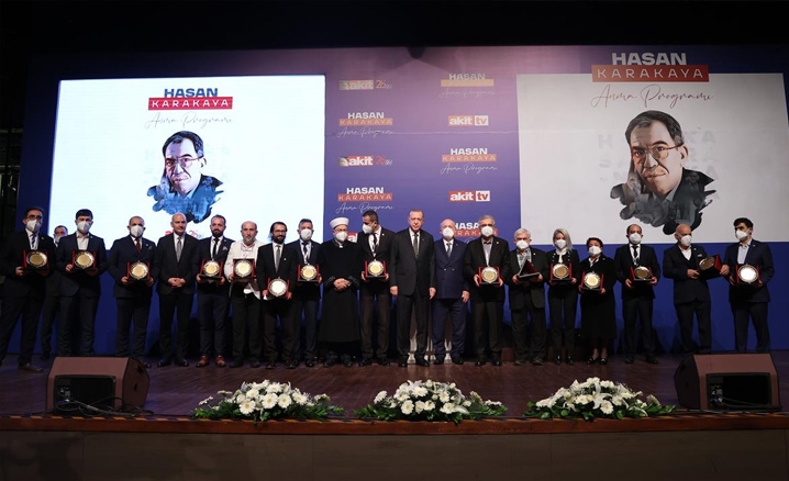 Cumhurbaşkanı Erdoğan, Hasan Karakaya’yı Anma Programı’na katıldı