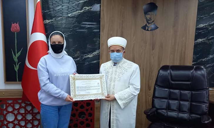 Ukrayna vatandaşı Chorna Müslüman oldu