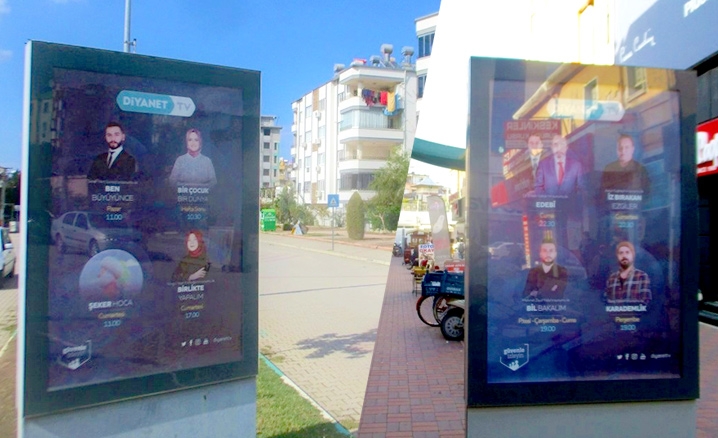 Osmaniye’de Diyanet TV bilboardlarda tanıtılıyor