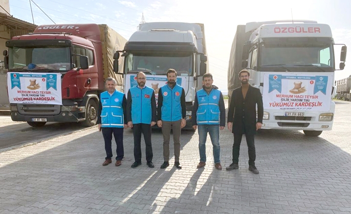 İstanbuldan İdlibe iyilik konvoyu