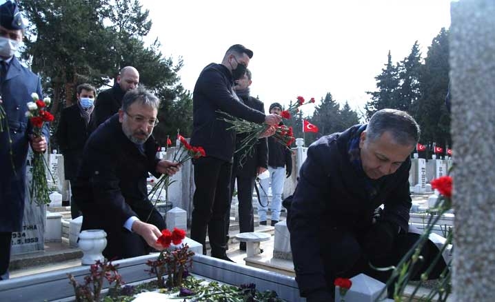 Çanakkale kahramanları İstanbulda dualarla anıldı