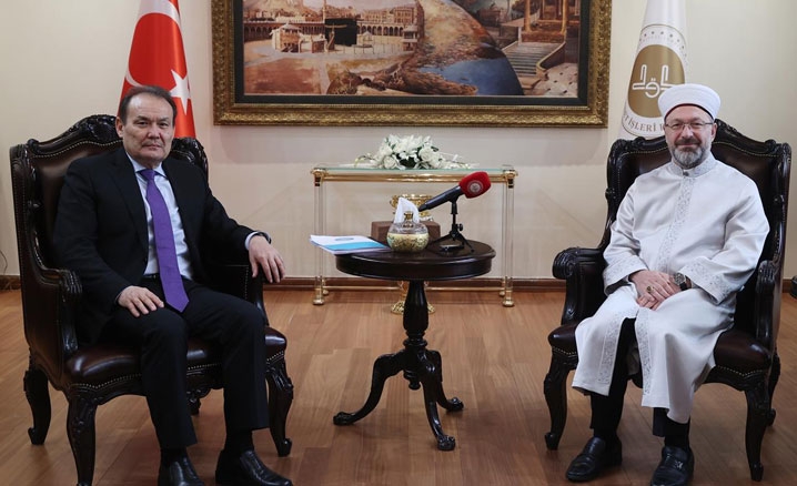 Türk Devletleri Teşkilatı Genel Sekreteri Amreyev’den Diyanet’e ziyaret