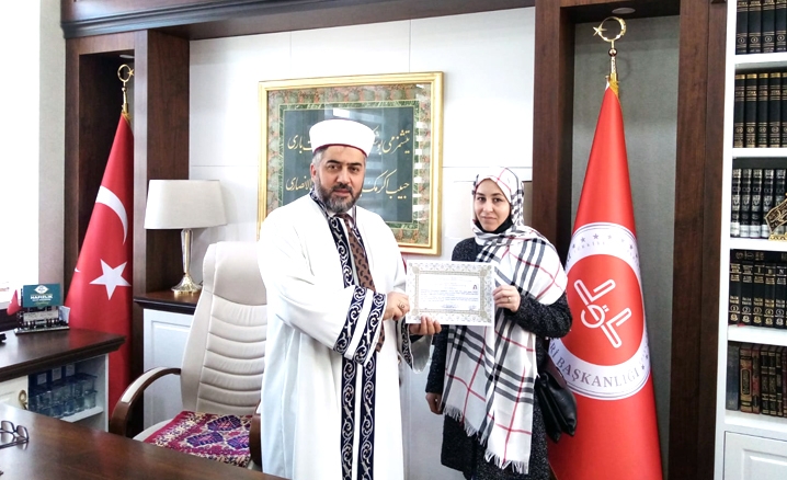 Türkmenistan vatandaşı Abaydullina, Müslüman oldu