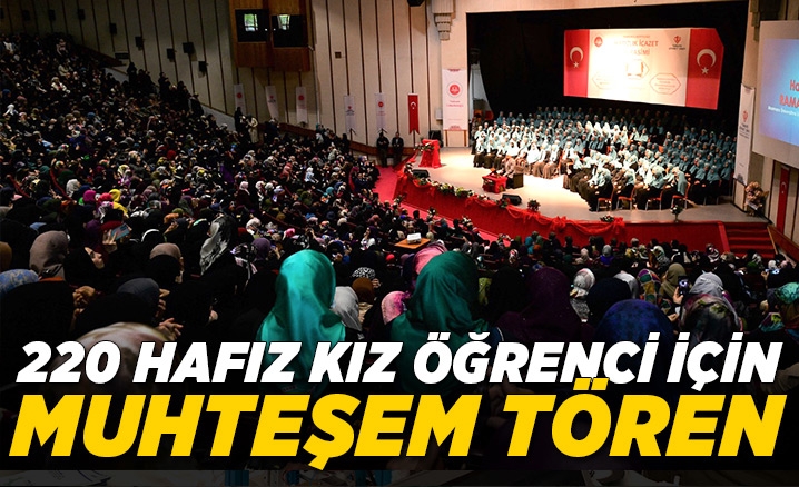 Trabzonda 220 kız öğrenci hafız oldu